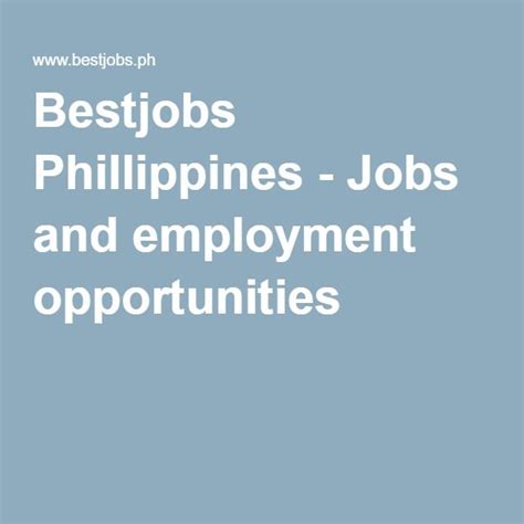 bestjobs philippines.